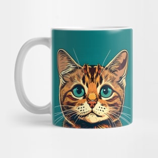 Lovely Cat Face Beautiful - Colorful Kitten Lover Mug